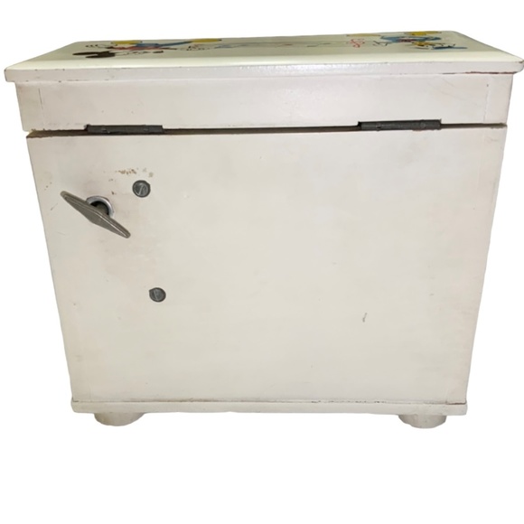 RARE! Vintage Walt Disney’s CHARACTER PIANO, UPRIGHT Wooden Musical Jewelry Box - Picture 10 of 15